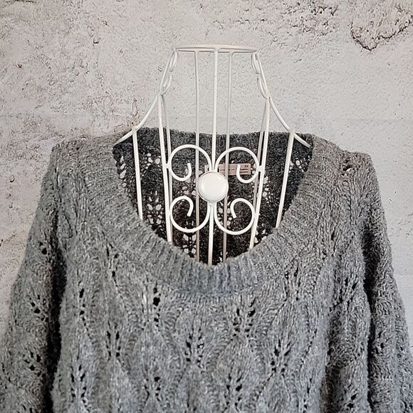 SO Cozy Gray Multi Knit Pullover Sweater Womens Size 2X - Picture 2 of 11
